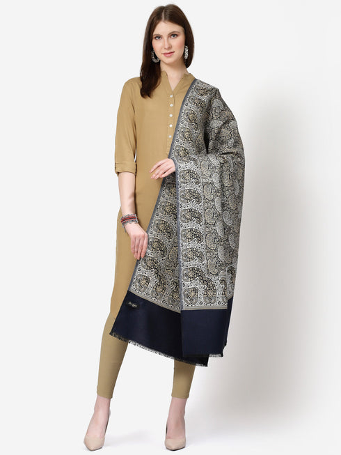 Women's Paisley Jamawar Acrylic Wool Shawl